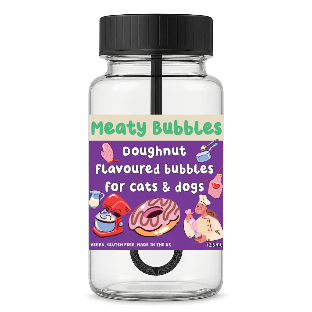 Meaty Bubbles β Pet Safe Bubbles for Dogs & Cats (Various Flavours)