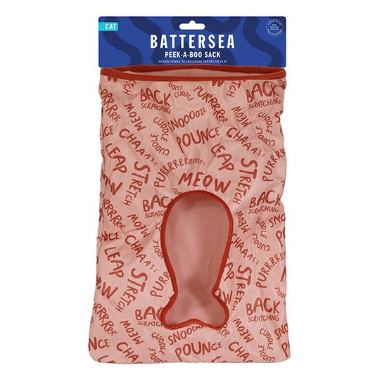 Battersea Peek-A-Boo Crinkle Sack Toy for Cats