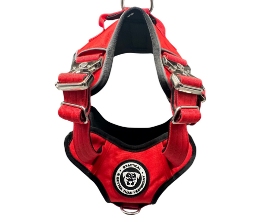 The No Pull Ultimate BTactical Harness | Citrus Red