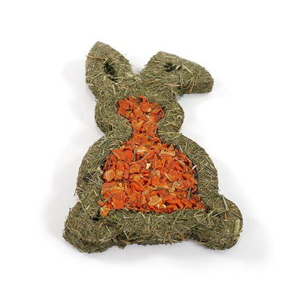 Rosewood Carrot 'n' Forage Bunny – Edible Small Animal Treat & Chew (19cm)