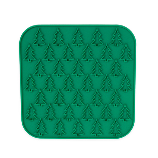 Cupid & Comet Christmas Lick Mat for Dogs | Calming Enrichment & Slow Feeding Mat