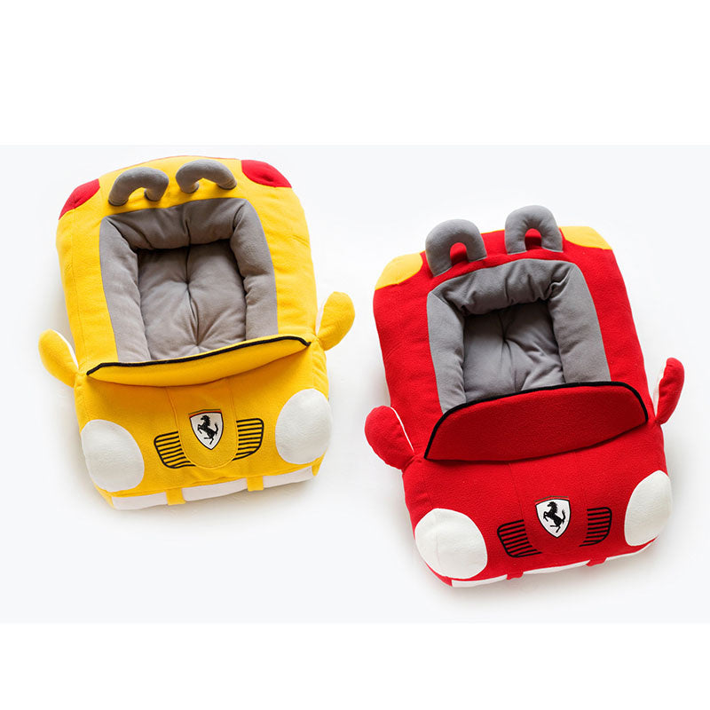 Car compartment seat pet bed