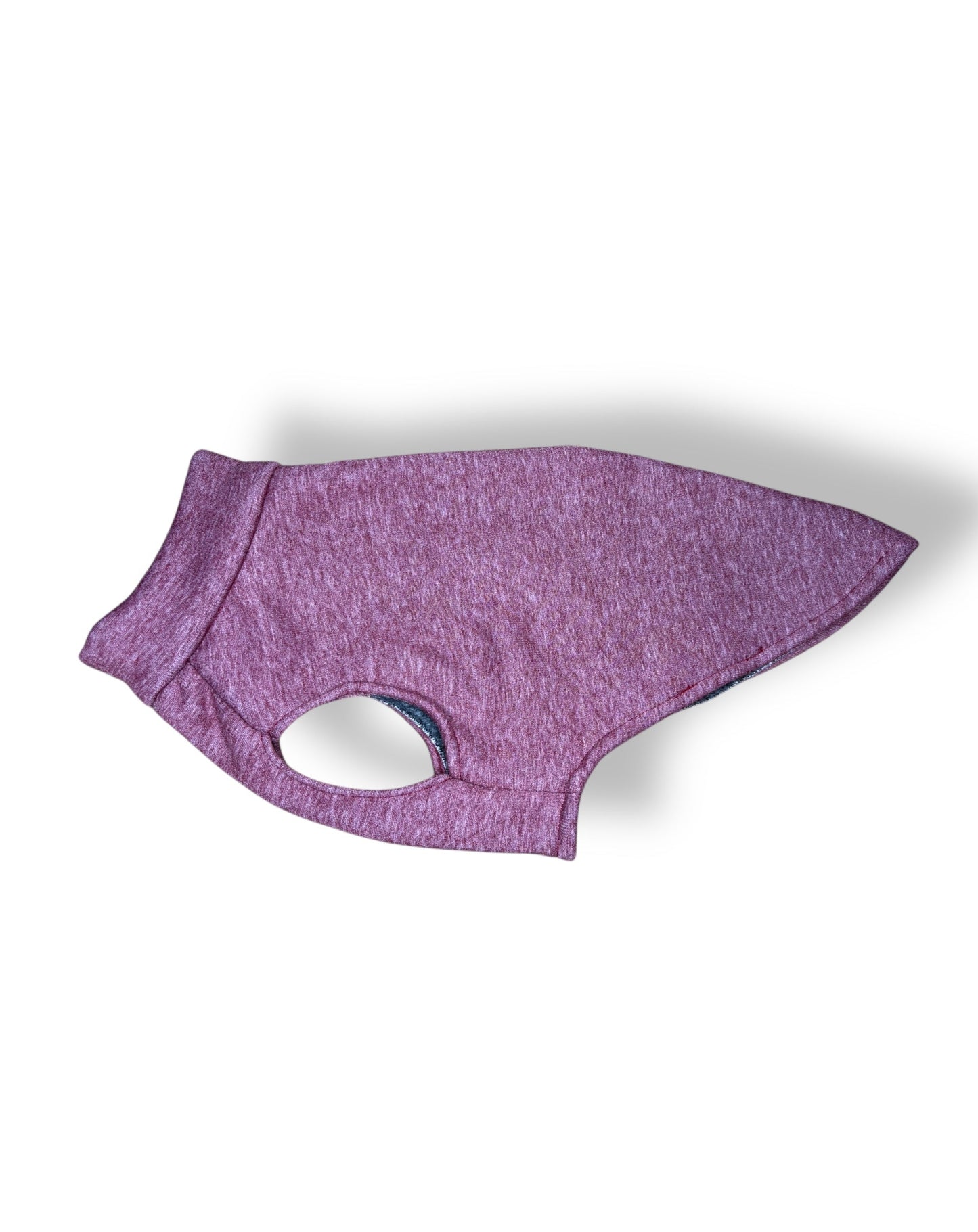 Fleece Lined Sweatshirt Vest - Burgundy