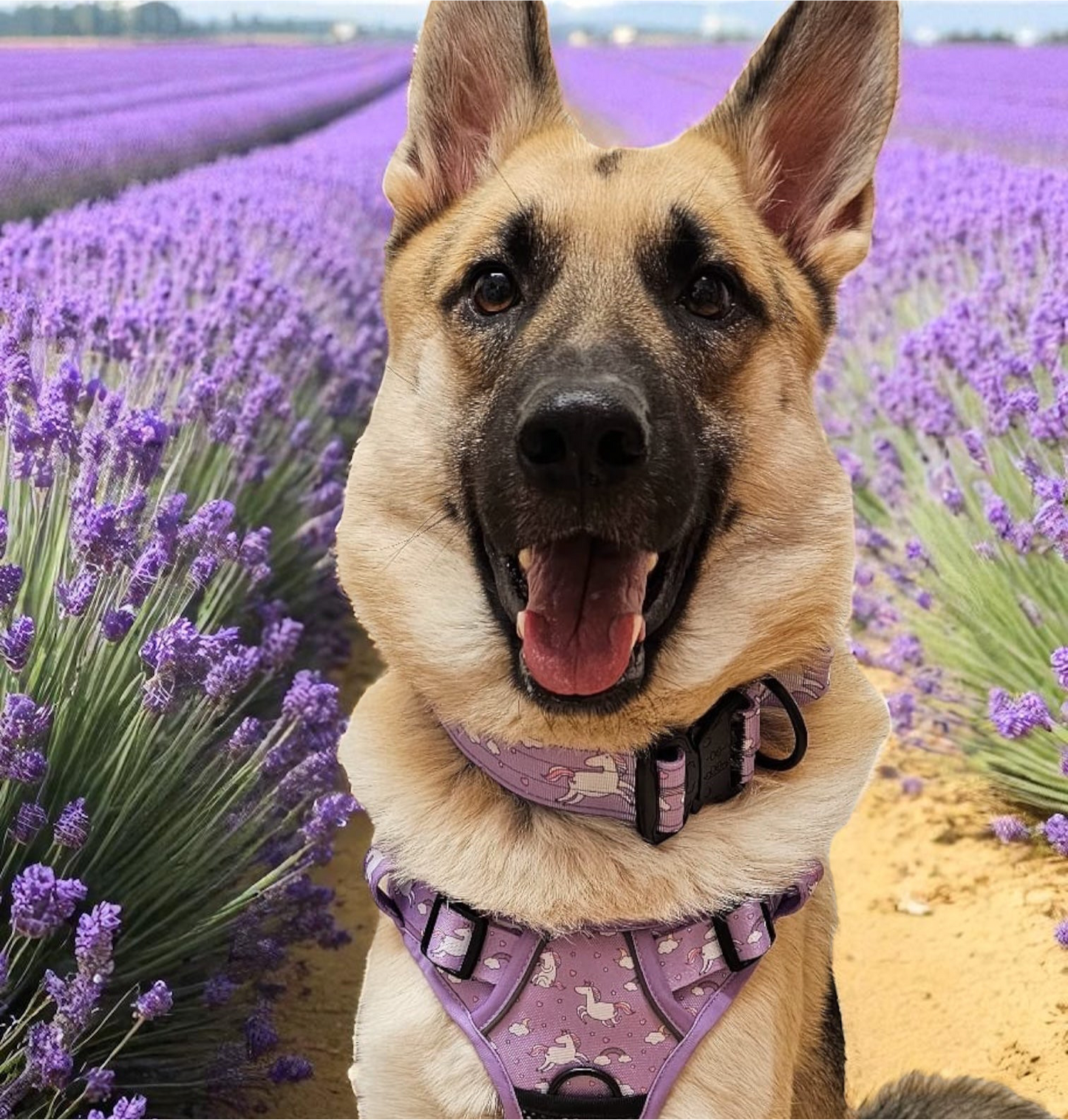 Daydreams and Unicorns Tactical Dog Collar (M–XL) – Heavy-Duty Strength Meets Bold Style