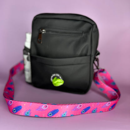 Peacock Power Dog walking bag - showerproof