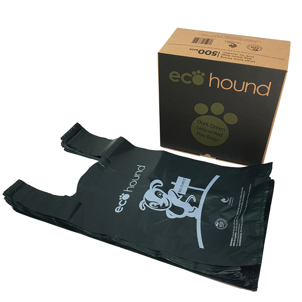 Ecohound Oceanex 500 Large Thick Dog Waste Bags (Not On A Roll)