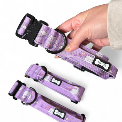 Daydreams and Unicorns Tactical Dog Collar (M–XL) – Heavy-Duty Strength Meets Bold Style