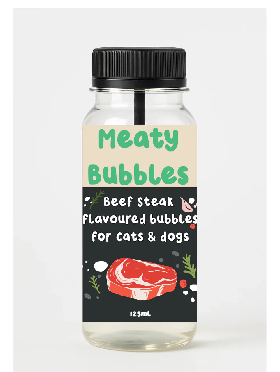 Meaty Bubbles – Pet Safe Bubbles for Dogs & Cats (Various Flavours)