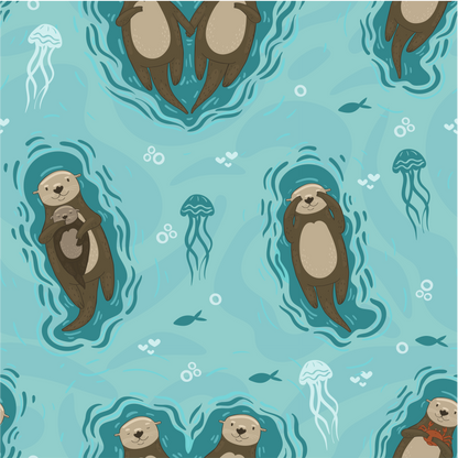 Otterly Lovely Step-in Adjustable harness (XXS-XS) 🦦💙