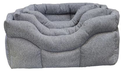 Premium Rectangular High Sided Orkney Tweed Beds