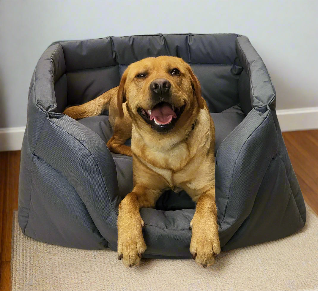 Country Dog Heavy Duty Rectangular High Sided Waterproof Dog Beds