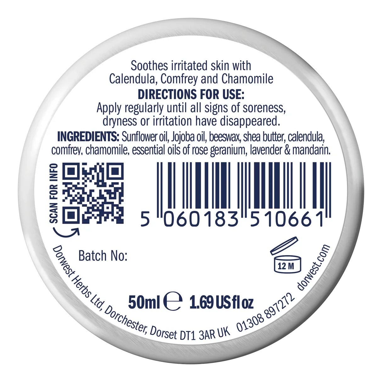 Dorwest Skin Balm for Dogs & Cats – 50ml | Natural Soothing Herbal Treatment