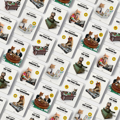 Cardboard Tank Toy For Cats