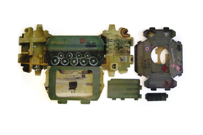 Cardboard Tank Toy For Cats