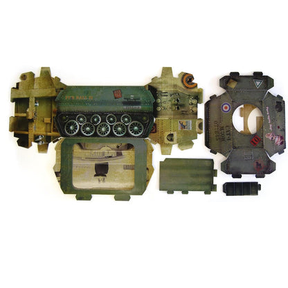 Cardboard Tank Toy For Cats