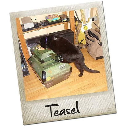 Cardboard Tank Toy For Cats