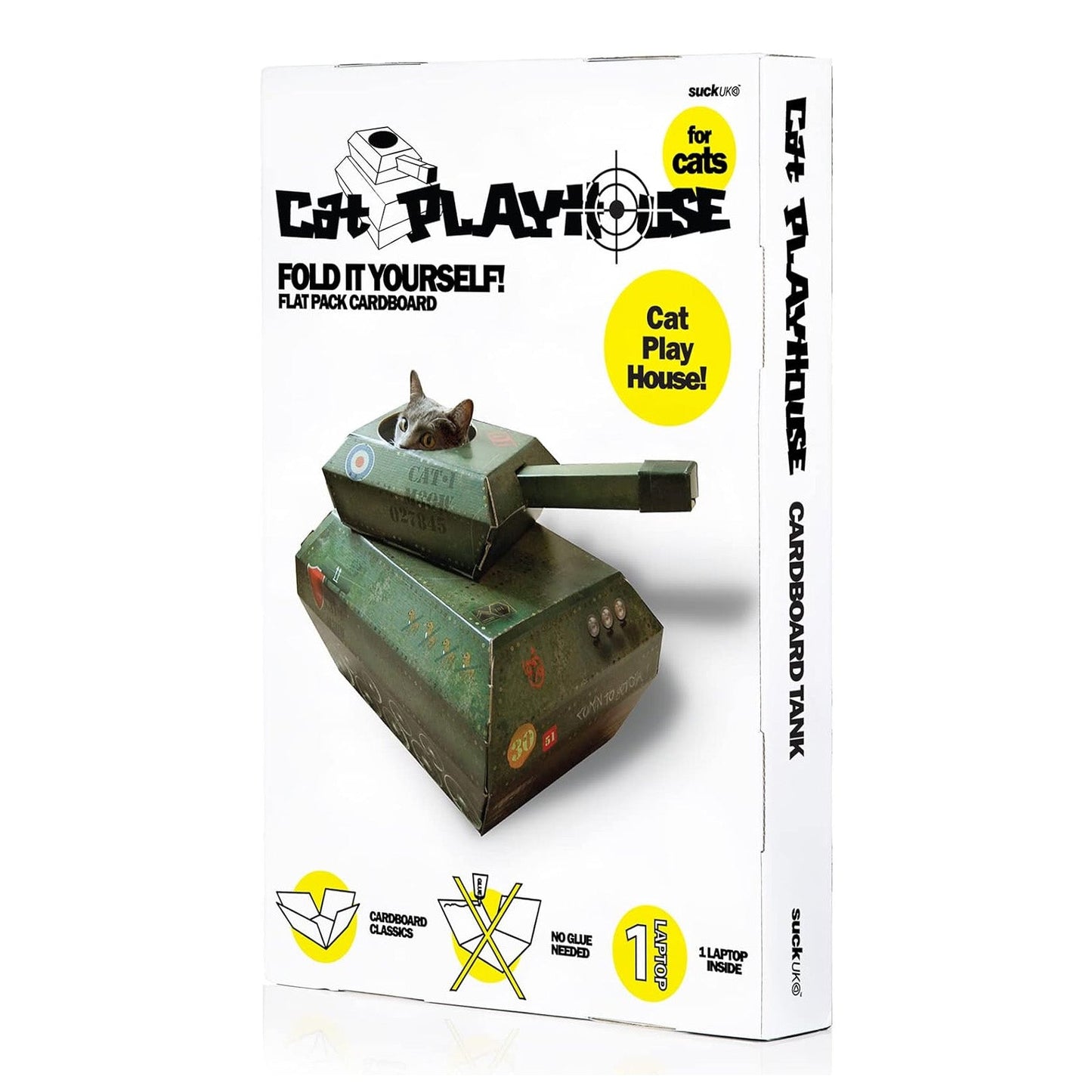 Cardboard Tank Toy For Cats