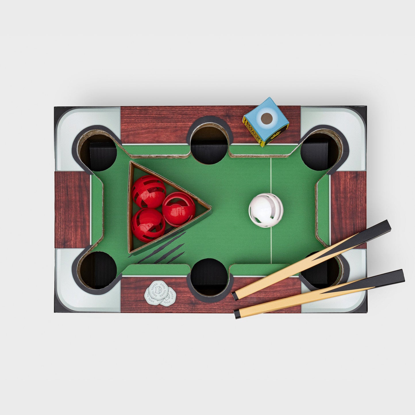 Cardboard Cat Pool Table Toy For Cats