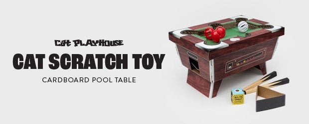 Cardboard Cat Pool Table Toy For Cats