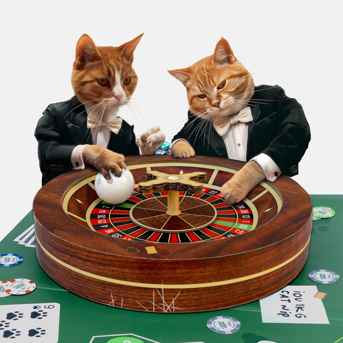 Cardboard Cat Casino Toy For Cats