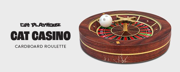 Cardboard Cat Casino Toy For Cats
