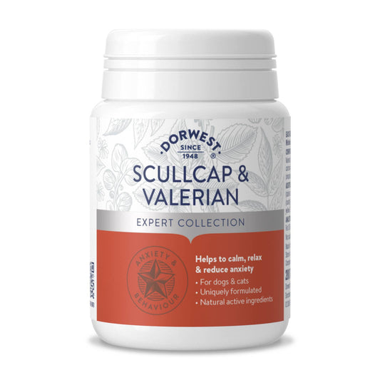 Dorwest Scullcap & Valerian Tablets For Dogs And Cats