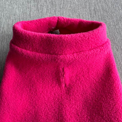 Tiny Toastie Water Repellent Fleece Dog Coat by My Chi and Me Hot Pink