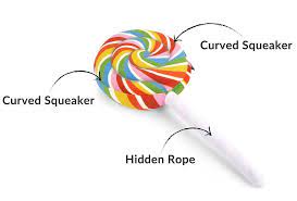 P.L.A.Y. Snack Attack Lollipup Plush Dog Toy