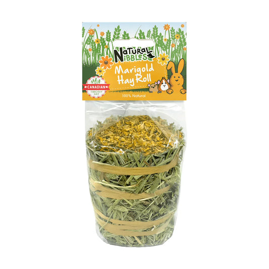 Natural Nibbles Marigold Hay Roll For Small Animals