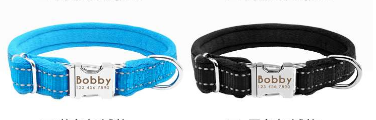 Fleur Pet Dog Customised Collar Name Tag